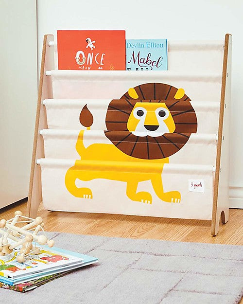 LIBRERIA FRONTALE BAMBINI - Leone, montessoriana, in legno