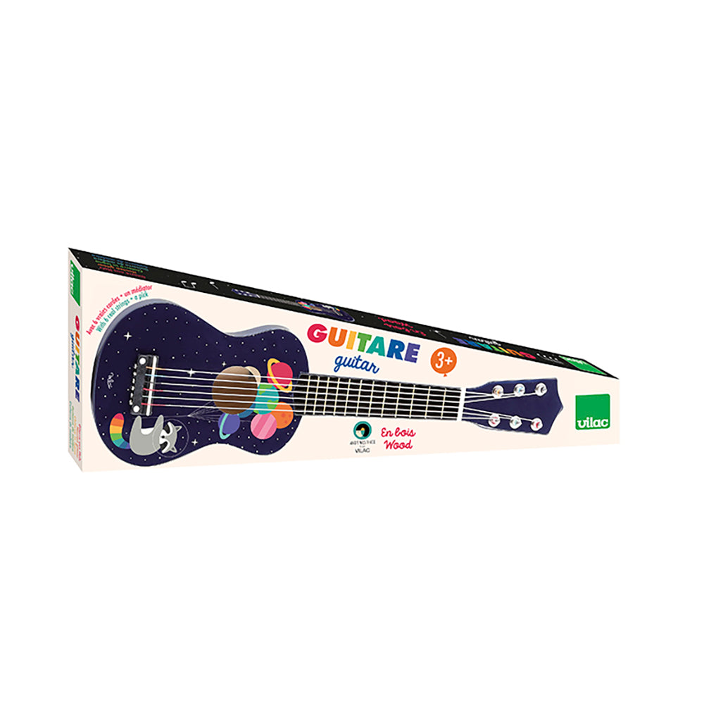 CHITARRA PER BAMBINI - Andy Westface Rainbow, in legno, ecosotenibile