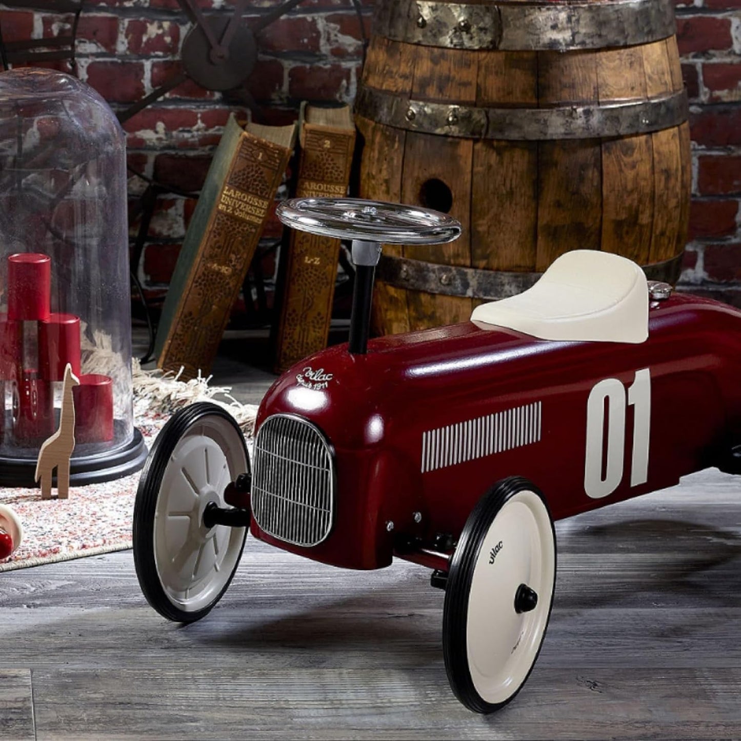 Kids Push Car, Vintage Style