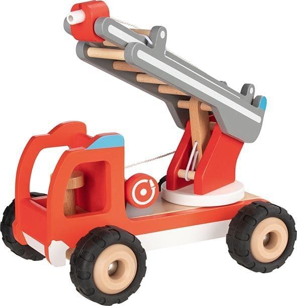 CAMION DEI POMPIERI BAMBINI - Goki, in legno, ecosostenibile