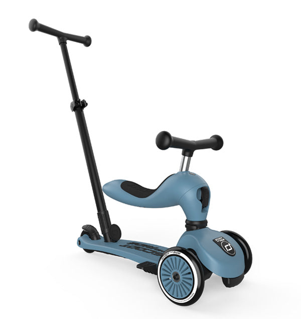 MONOPATTINO EVOLUTIVO E TRICICLO - 2 in 1 Highwaykick 1, Scoot and Ride push and go
