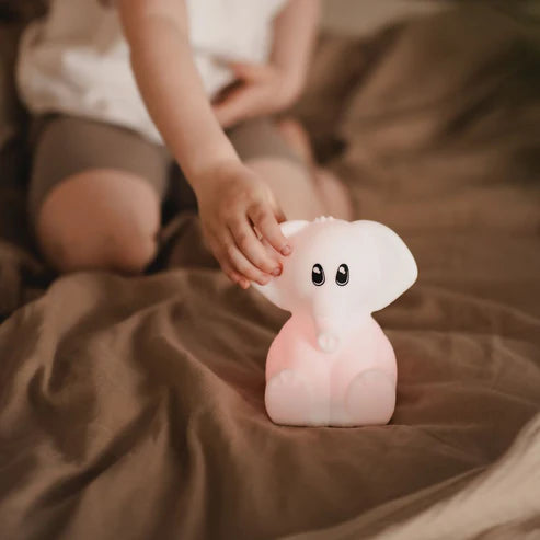 LUCE NOTTURNA BAMBINI - Elefante - dimmerabile, a colori, in silicone