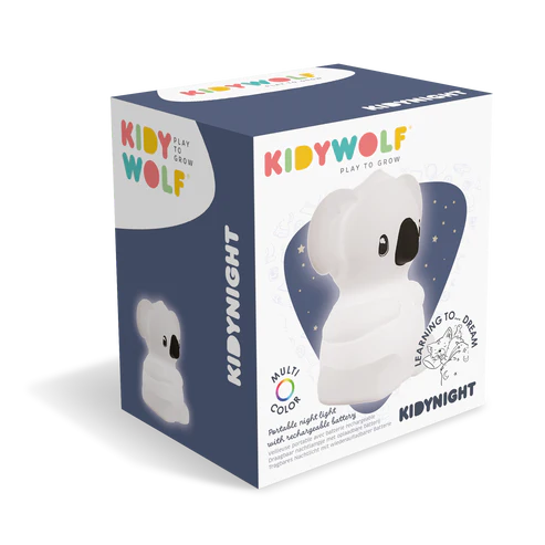 LUCE NOTTURNA BAMBINI - Koala - dimmerabile, a colori, in silicone