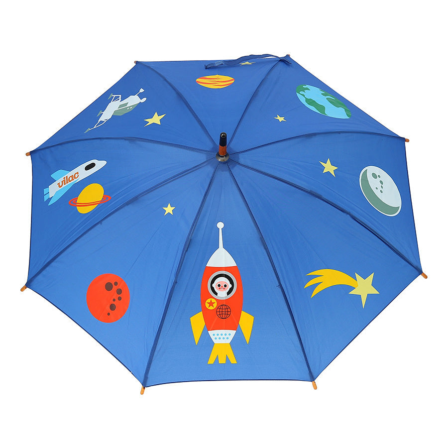 OMBRELLO BIMBI - Cosmonauta, legno, ecosostenibile