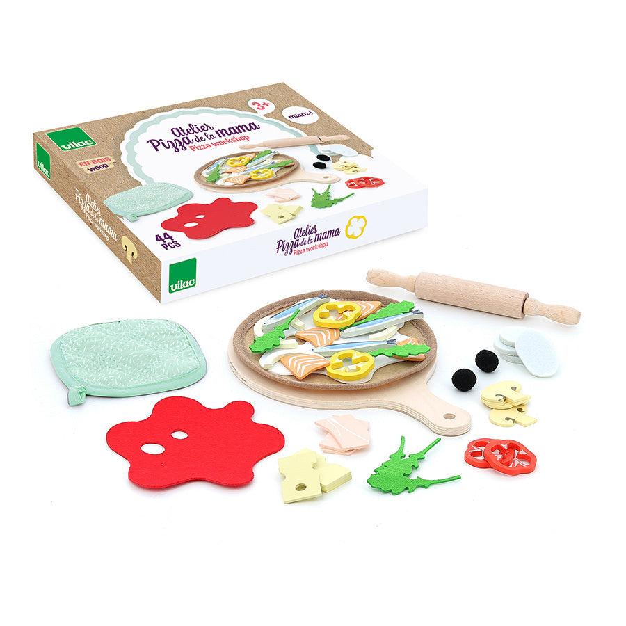 PIZZA DELLA MAMMA BAMBINI - Vilac, in legno e tessuto, ecosostenibile