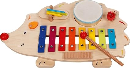 SET MUSICALE BAMBINI Riccio - Goki, in legno, ecosostenibile