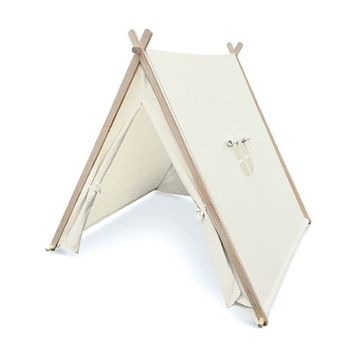 TENDA CANADESE PER BAMBINI - per interni, in legno e tessuto, ecosostenibile