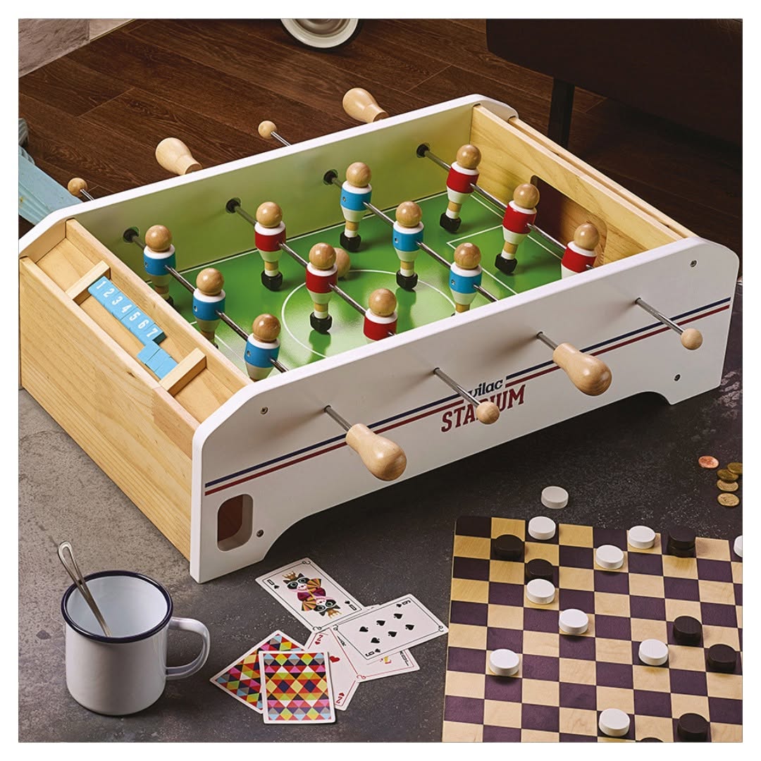 BILIARDINO BIMBI - Babyfoot Vilac - In legno, ecosostenibile