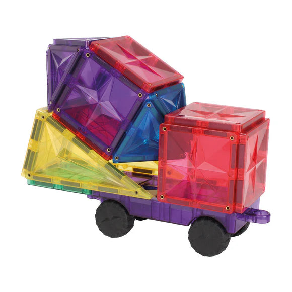 COSTRUZIONI MAGNETICHE BAMBINI - Con ruote, 25 pezzi