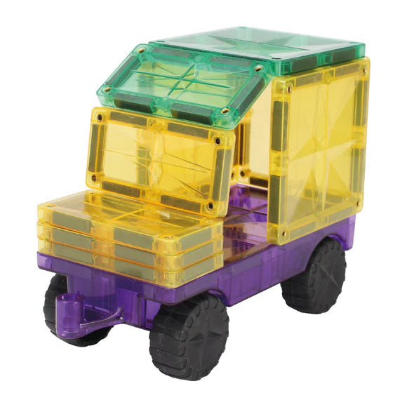 COSTRUZIONI MAGNETICHE BAMBINI - Con ruote, 25 pezzi
