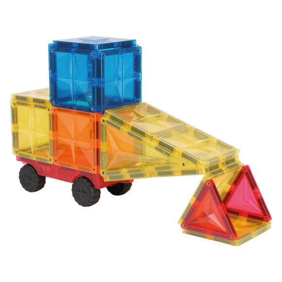 COSTRUZIONI MAGNETICHE BAMBINI - Con ruote, 25 pezzi