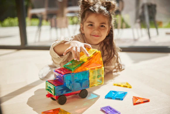 COSTRUZIONI MAGNETICHE BAMBINI - Con ruote, 25 pezzi