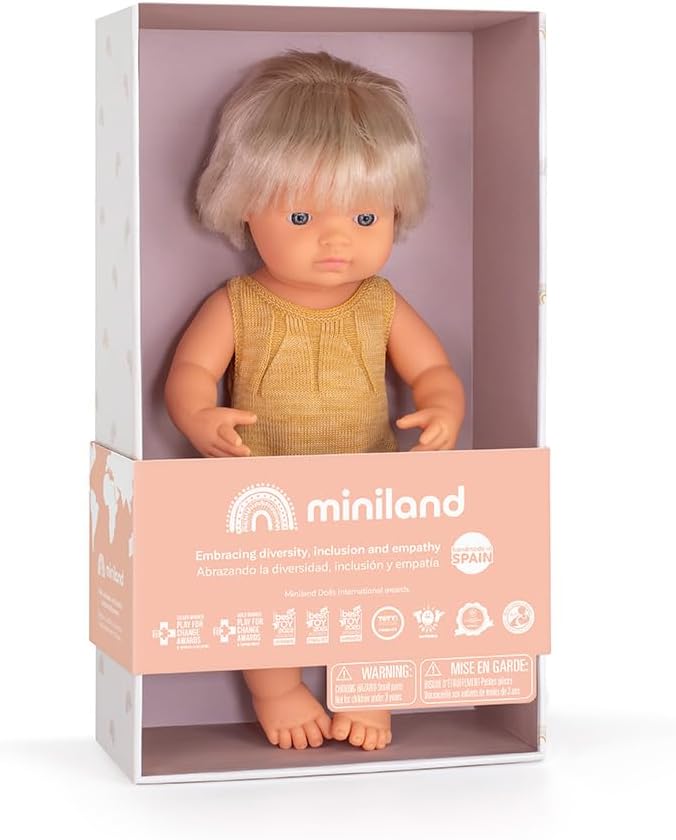 BAMBOLA EMPATIA BAMBINI - impianto uditivo, handmade, Miniland