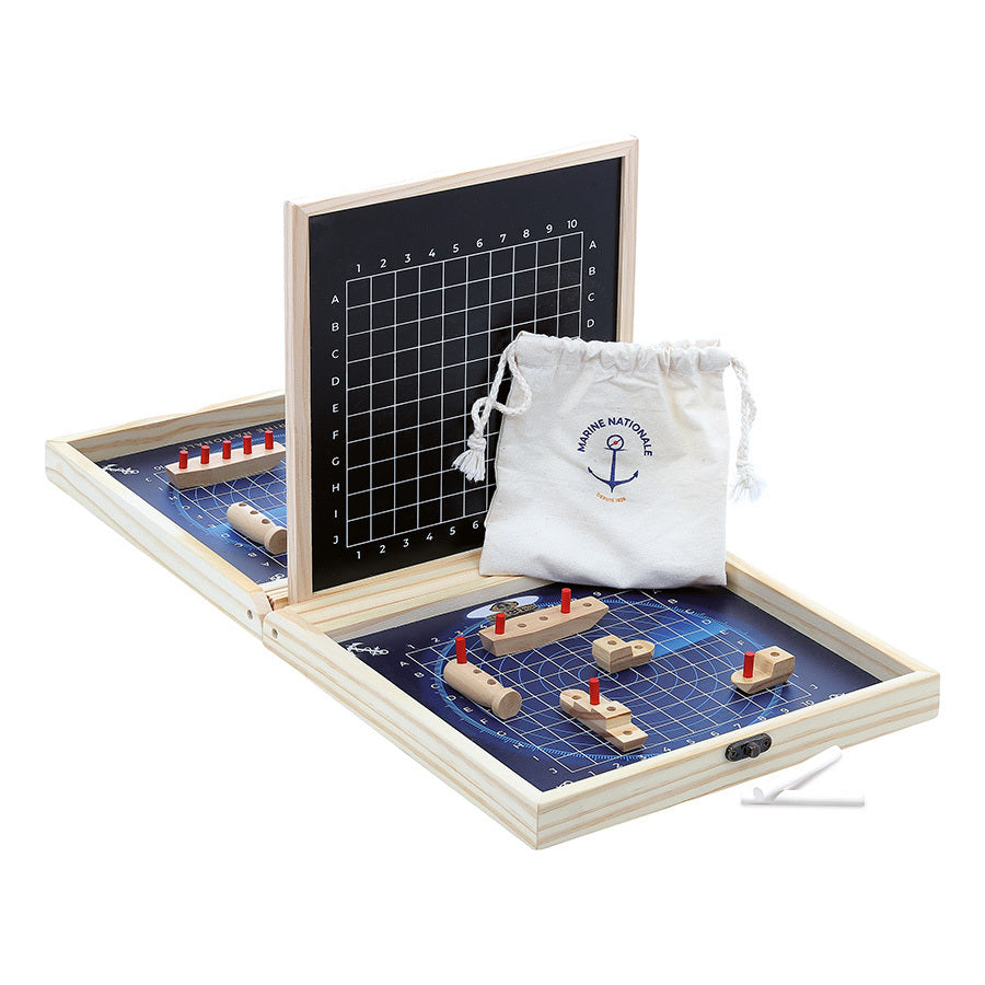 BATTAGLIA NAVALE PER BAMBINI - in legno, ecosostenibile
