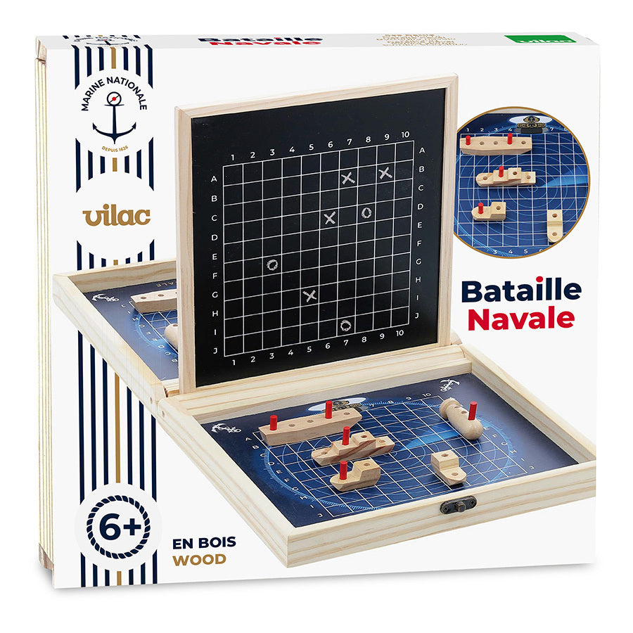 BATTAGLIA NAVALE PER BAMBINI - in legno, ecosostenibile