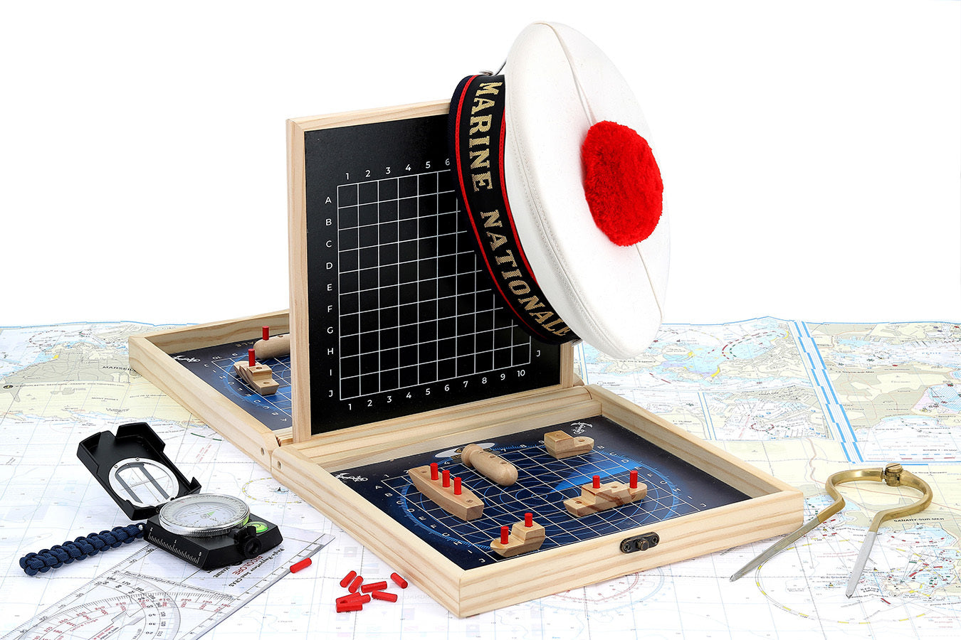 BATTAGLIA NAVALE PER BAMBINI - in legno, ecosostenibile