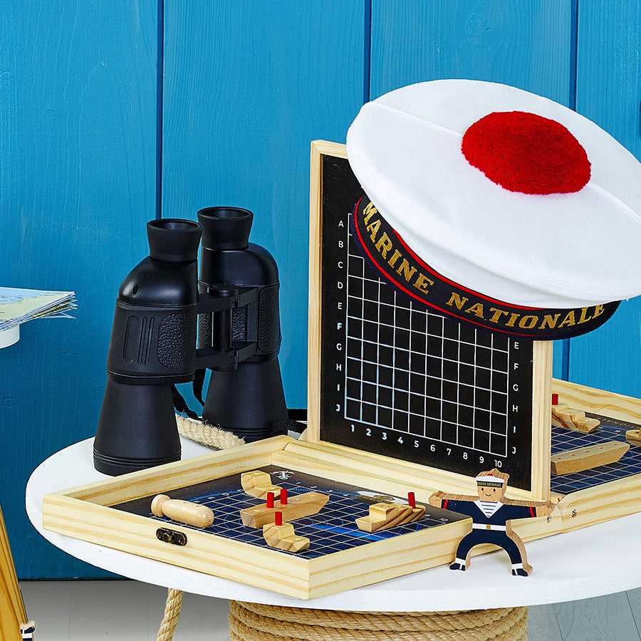 BATTAGLIA NAVALE PER BAMBINI - in legno, ecosostenibile
