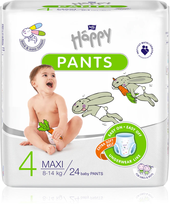 PANNOLINI ANALLERGICI Bella Baby Happy Pants mutandina 8-14 Tg. 4