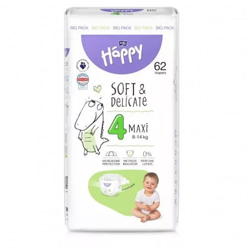 PANNOLINI ANALLERGICI Bella Baby Happy 8-14 kg. Tg. 4