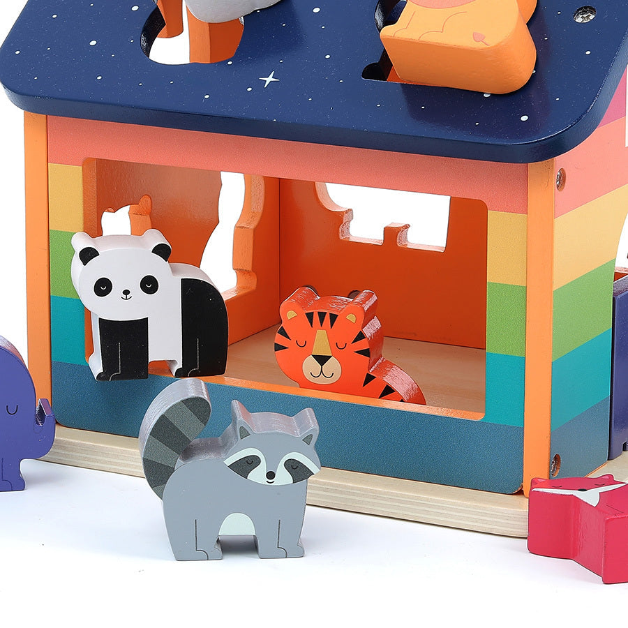 CASA DEGLI ANIMALI PER BAMBINI - in legno, ecosostenibile