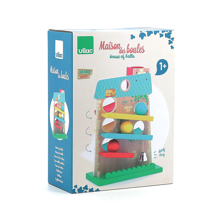 CASA DELLE PALLINE PER BAMBINI - multi attività, in legno, ecosostenibile