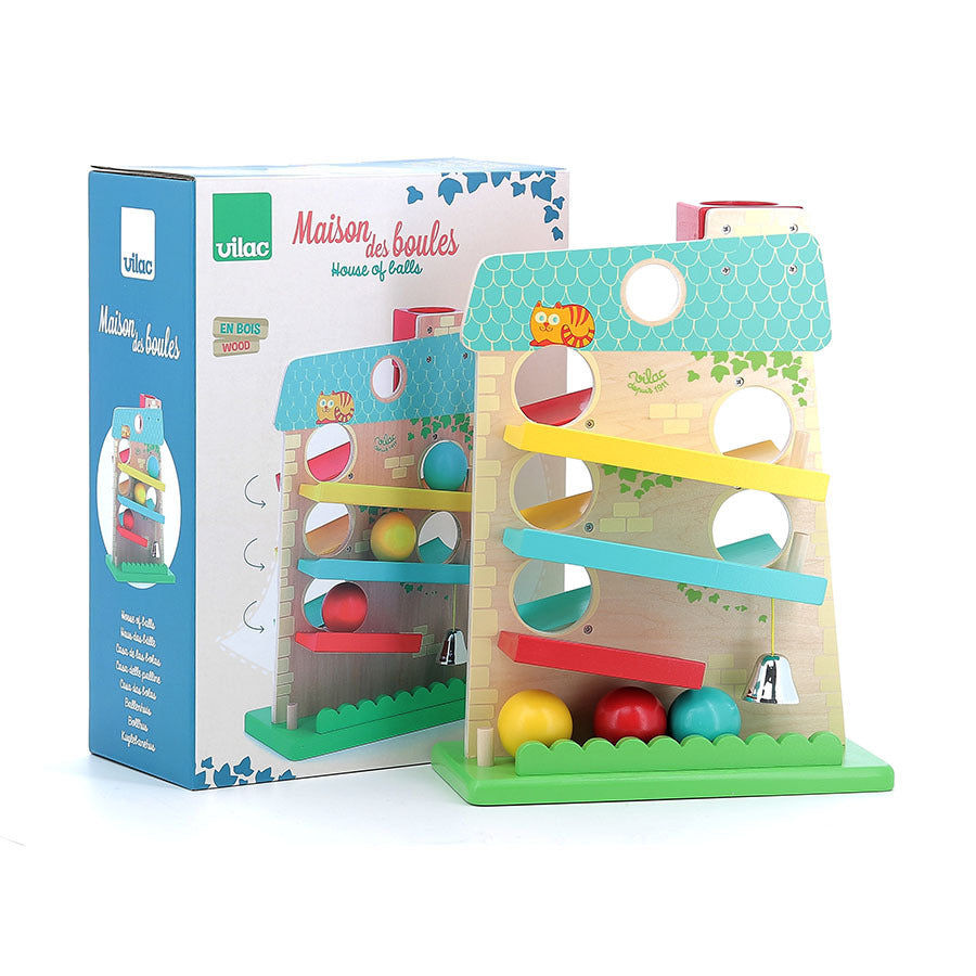 CASA DELLE PALLINE PER BAMBINI - multi attività, in legno, ecosostenibile