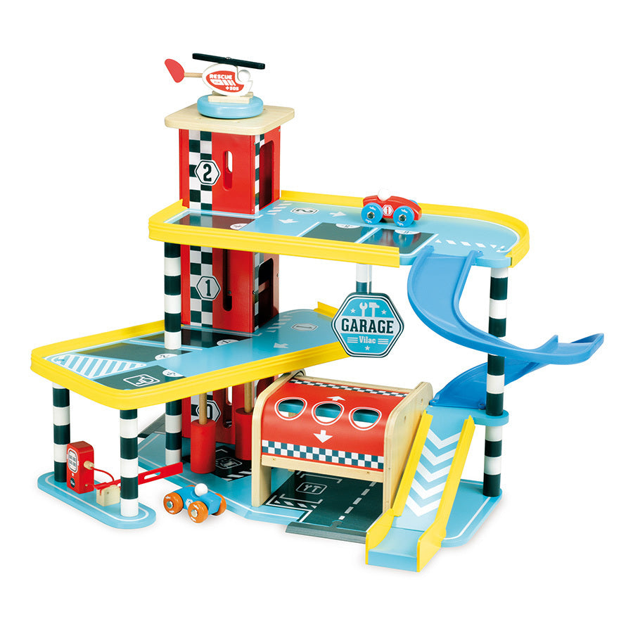 GARAGE GIOCATTOLO PER BAMBINI - Vilacity, in legno, ecosostenibile