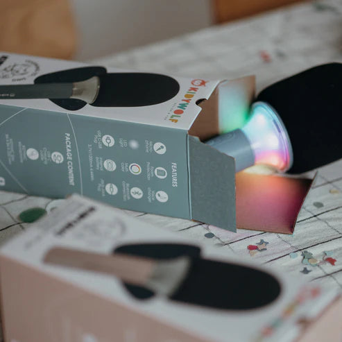 MICROFONO KARAOKE CON LUCI BAMBINI - portatile, bluetooth