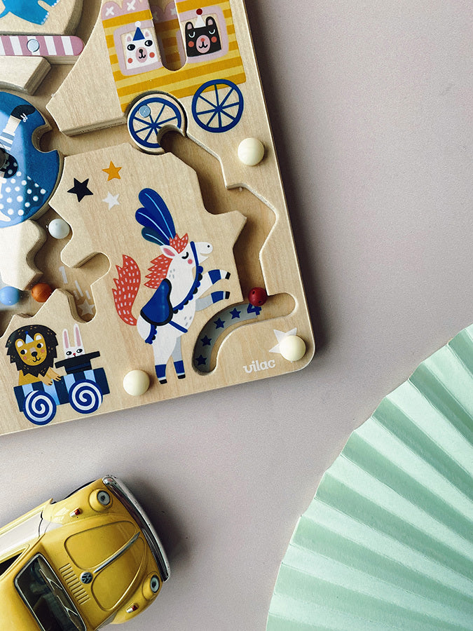 LABIRINTO MAGNETICO BAMBINI - in legno, ecosostenibile