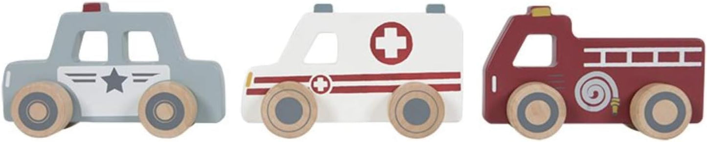 VEIOCOLI DI EMERGENZA GIOCO PER BAMBINI - in legno, ecosotenibile