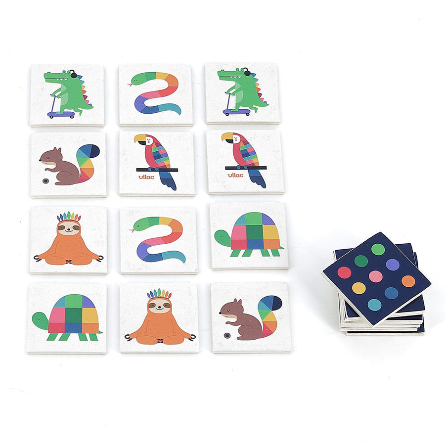 ANIMALS MEMORY GAME BAMBINI - in legno, ecosostenibile