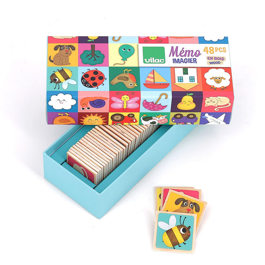 MEMORY GAME BAMBINI - in legno, ecosostenibile