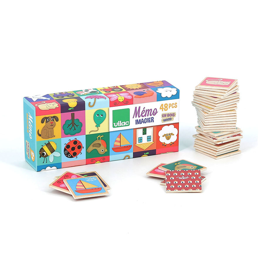 MEMORY GAME BAMBINI - in legno, ecosostenibile