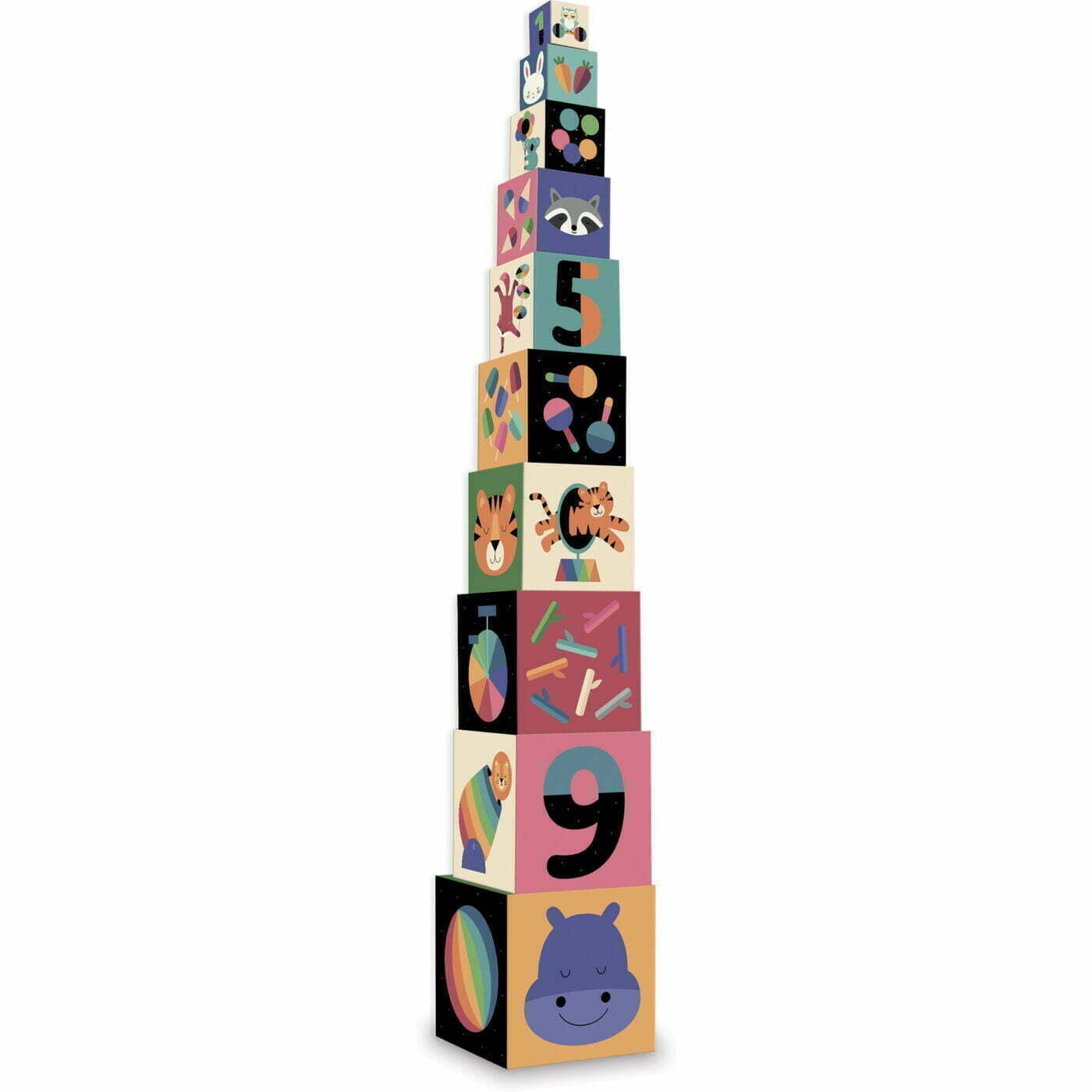CUBI IMPILABILI PER BAMBINI - Arcobaleno