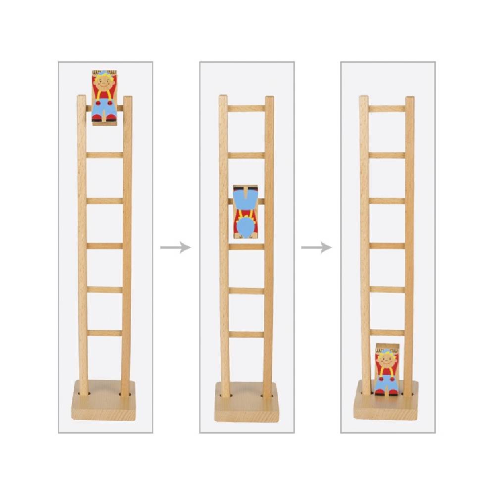 IL PAGLIACCIO ROTOLANTE GIOCHI PER BAMBINI - stimola la motricità fine, in legno, ecosostenibile