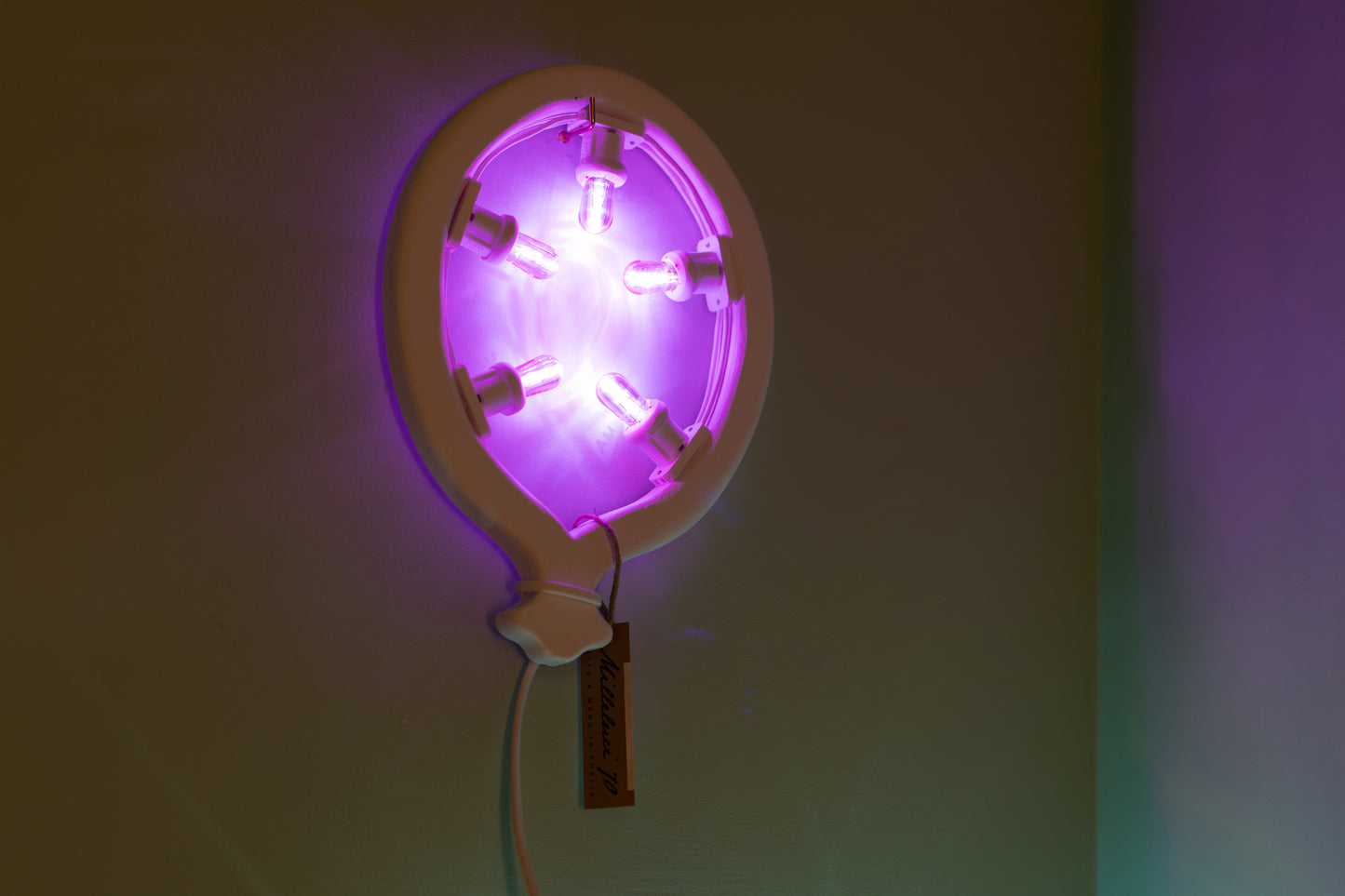 Handmade 5 light wall balloon