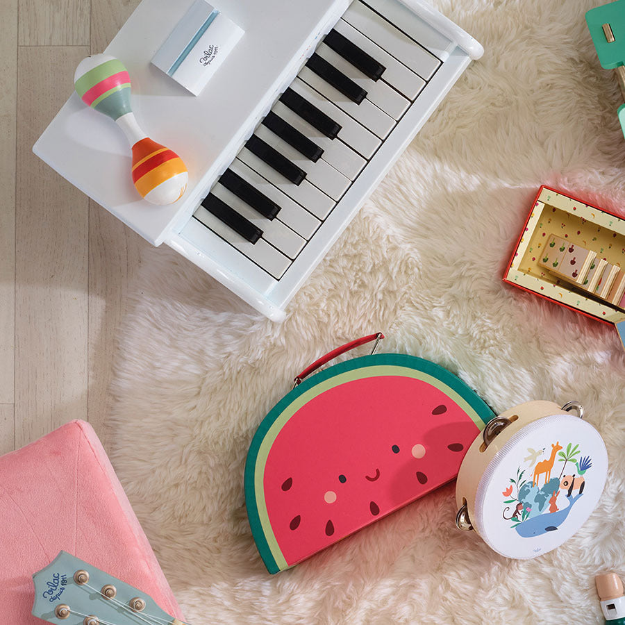 PIANOFORTE BAMBINI - Animali del mondo, in legno, ecosostenibile