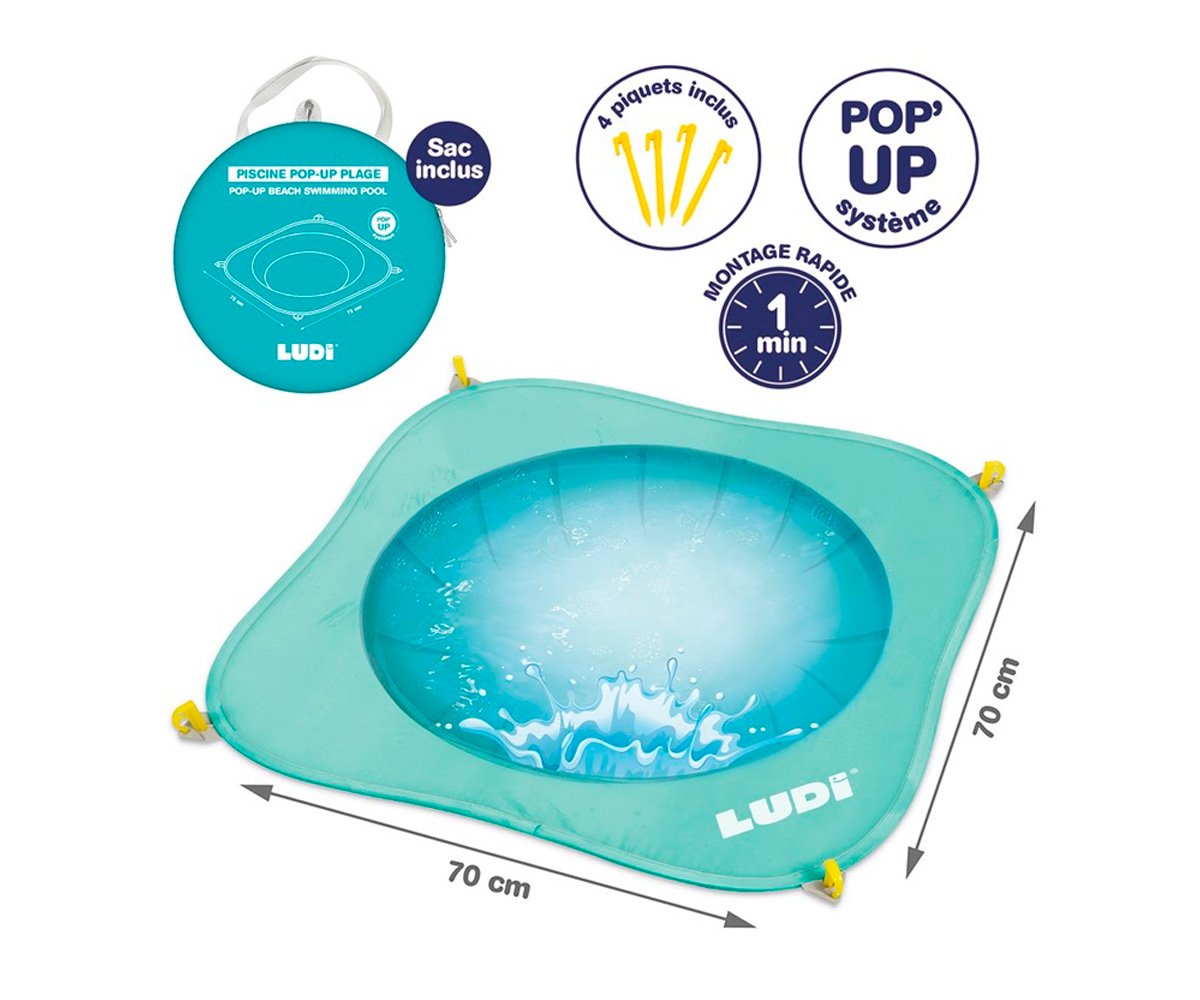 PISCINA BAMBINI POP-UP - montaggio rapido
