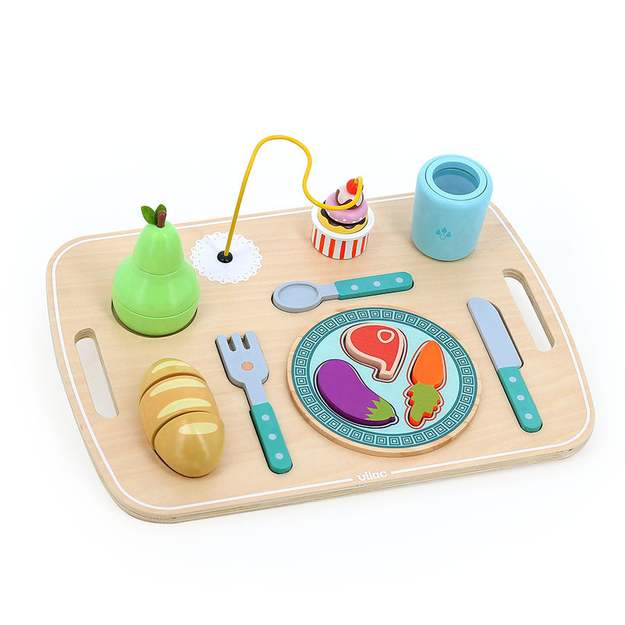 TAVOLA ATTIVITA' PER BAMBINI - Piatto - in legno, ecosostenibile
