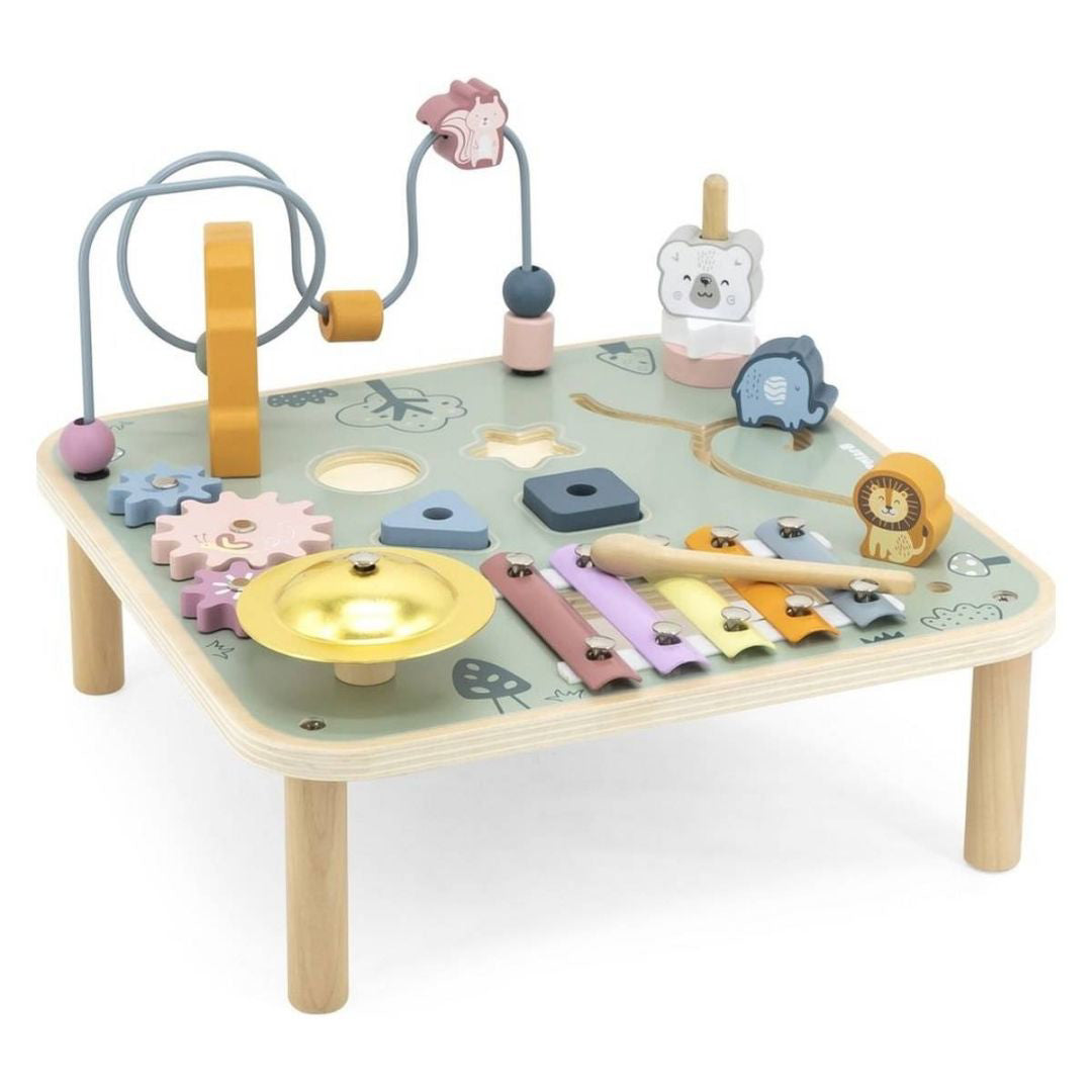 TAVOLO MUSICALE BAMBINI multi attività - in legno, ecosostenibile