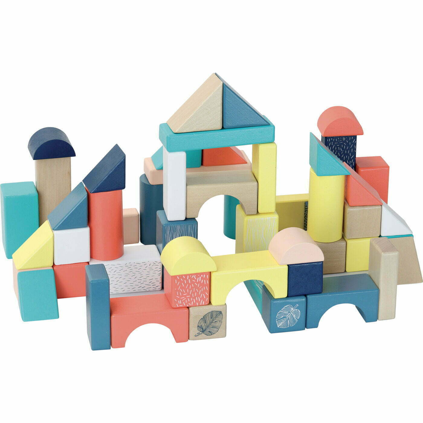 COSTRUZIONI IN LEGNO PER BAMBINI - 54pz, ecosostenibile