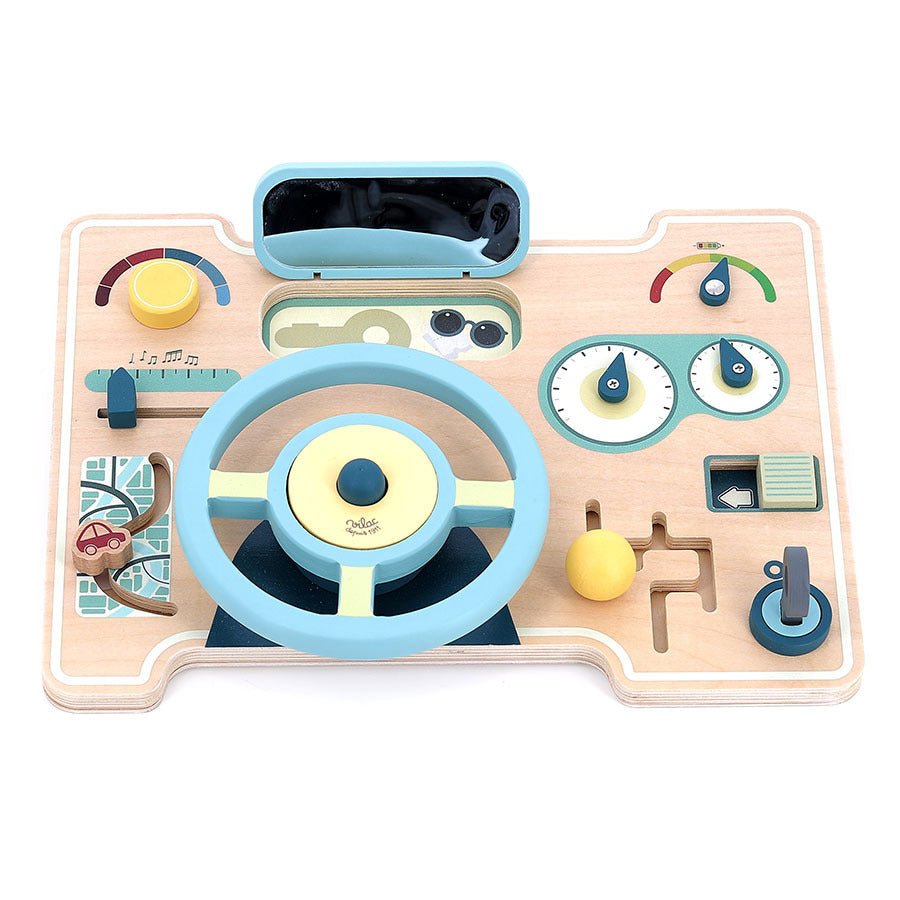 TAVOLA ATTIVITA' PER BAMBINI - Volante - in legno, ecosostenibile
