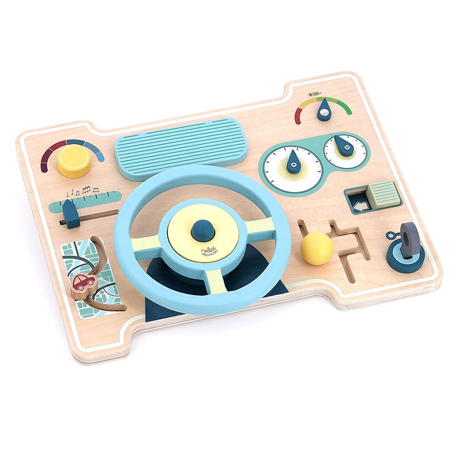 TAVOLA ATTIVITA' PER BAMBINI - Volante - in legno, ecosostenibile