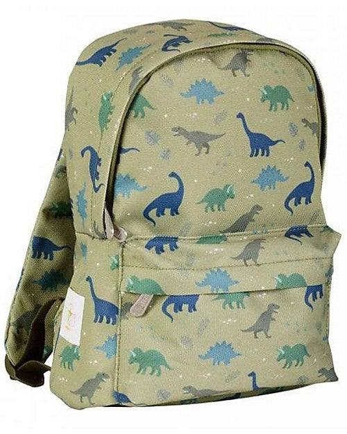 ZAINETTO BAMBINI piccolo con tasca frontale, Dinosauri