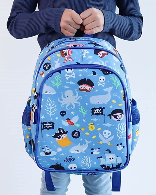 ZAINETTO BAMBINI grande con tasca termica, Pirati