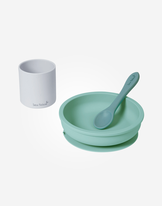 Silicone baby food set "party"