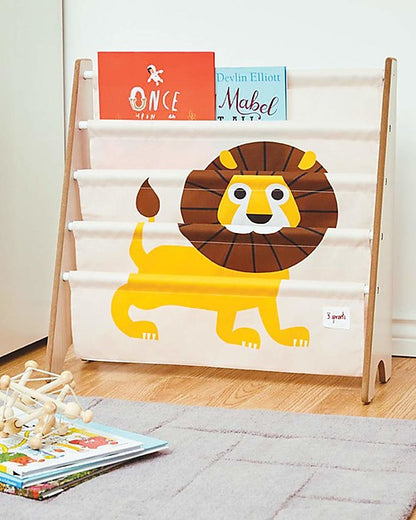 LIBRERIA FRONTALE BAMBINI - Leone, montessoriana, in legno