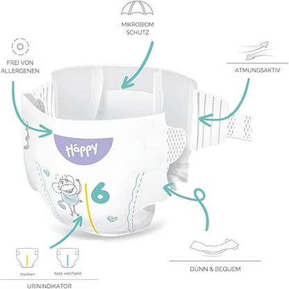 PANNOLINI ANALLERGICI - BOX - Bella Baby Happy  15+ kg. Tg. 6
