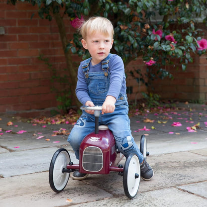 Macchina a spinta per bambini, stile vintage