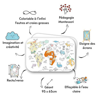 Coloriboard - The World Map